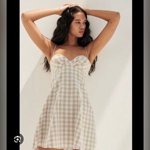 Gingham dress Zara New